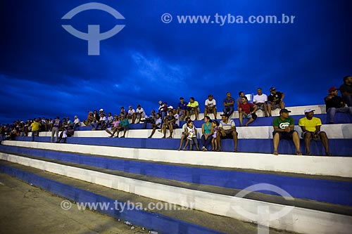  Subject: People in the bleachers watching the vaquejada at Santa Terezinha Park / Place: Alagoa Grande city - Paraiba state (PB) - Brazil / Date: 02/2013 