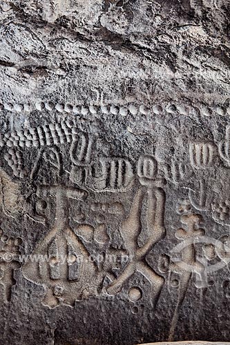  Subject: Inga Stone - also known as Itacoatiaras of Inga - in the Pedra Lavrada Sitio / Place: Inga city - Paraiba state (PB) - Brazil / Date: 02/2013 