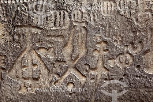  Subject: Inga Stone - also known as Itacoatiaras of Inga - in the Pedra Lavrada Sitio / Place: Inga city - Paraiba state (PB) - Brazil / Date: 02/2013 
