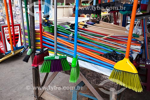  Subject: Brooms for sale at street fair of Guarabira city / Place: Guarabira city - Paraiba state (PB) - Brazil / Date: 02/2013 