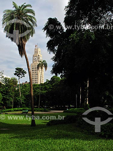  Subject: Campo de Santana with Central do Brasil building in the background / Place: City center - Rio de Janeiro city - Rio de Janeiro state (RJ) - Brazil / Date: 03/2013 