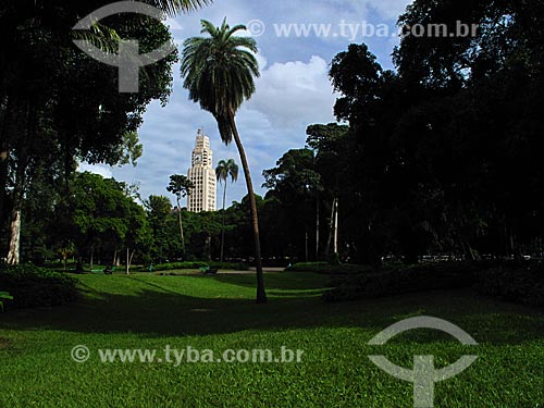  Subject: Campo de Santana with Central do Brasil building in the background / Place: City center - Rio de Janeiro city - Rio de Janeiro state (RJ) - Brazil / Date: 03/2013 