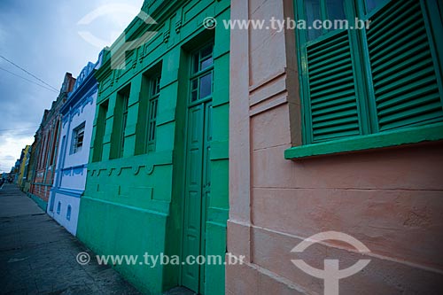  Subject: Historic houses in Presidente Getulio Vargas Street / Place: Areia city - Paraiba state (PB) - Brazil / Date: 02/2013 