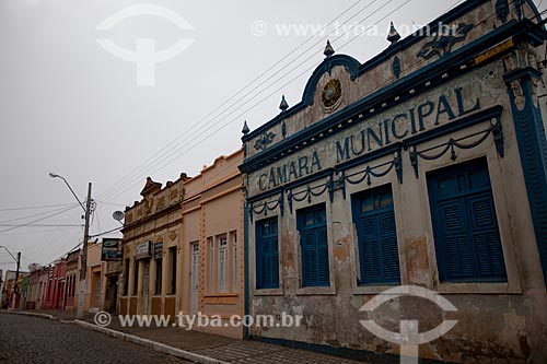  Subject: Municipal Chamber and historic houses / Place: Areia city - Paraiba state (PB) - Brazil / Date: 02/2013 