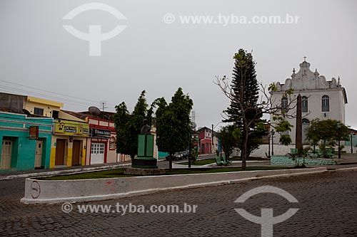  Subject: Jose Americo de Almeida Square with the Rosario dos Pretos Church (1886) in the background / Place: Areia city - Paraiba state (PB) - Brazil / Date: 02/2013 