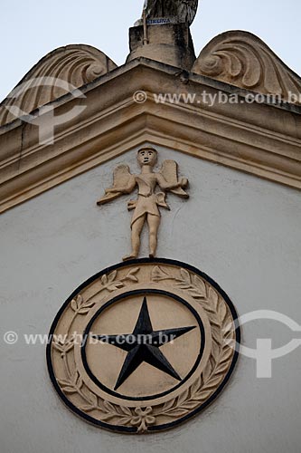  Subject: Facade detail of Minerva Theatre (1859) / Place: Areia city - Paraiba state (PB) - Brazil / Date: 02/2013 