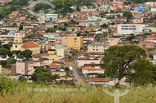  Subject: Houses in Sao Roque de Minas city and Church of Sao Roque / Place: Sao Roque de Minas city - Minas Gerais sate ( MG ) - Brazil / Date: 03/2013 