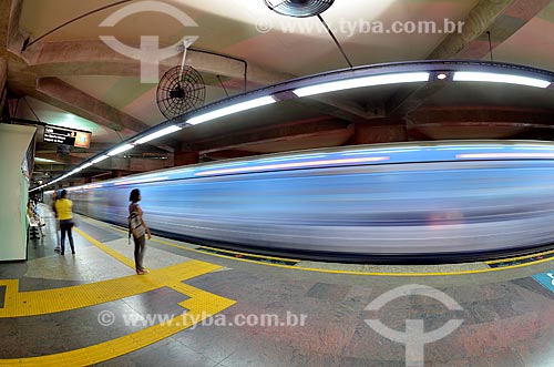  Subject: Inside of Siqueira Campos Subway Station - Line 1 / Place: City center neighborhood - Rio de Janeiro city - Rio de Janeiro state (RJ) - Brazil / Date: 12/2012 