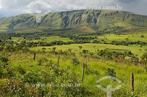  Subject: View of Gurita Valley at Canastra Mountain Range / Place: Delfinopolis city - Minas Gerais state (MG) - Brazil / Date: 03/2013 