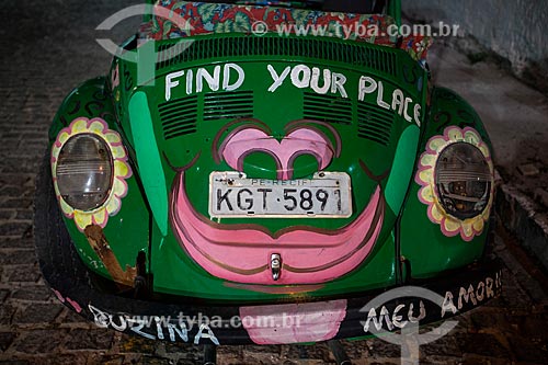 Subject: Beetle with stylized painting / Place: Pipa District - Tibau do Sul city - Rio Grande do Norte state (RN) - Brazil / Date: 03/2013 