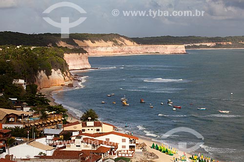  Subject: Cliffs in Centro Beach / Place: Pipa District - Tibau do Sul city - Rio Grande do Norte state  (RN) - Brazil / Date: 03/2013 