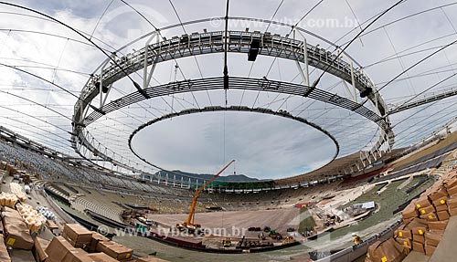  Subject: Reform of Journalist Mario Filho Stadium -  also known as Maracana / Place: Maracana neighborhood - Rio de Janeiro city - Rio de Janeiro (RJ) - Brazil / Date: 03/2013 