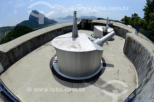  Subject: Cannons of Duque de Caxias Fort - also known as Leme Fort / Place: Leme neighborhood - Rio de Janeiro city - Rio de Janeiro state (RJ) - Brazil / Date: 02/2013 