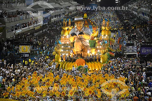  Subject: Parade of Gremio Recreativo Escola de Samba Unidos de Vila Isabel Samba School - Floats - Plot in 2013 - Water in the beans that came one more... / Place: Rio de Janeiro city - Rio de Janeiro state (RJ) - Brazil / Date: 02/2013 