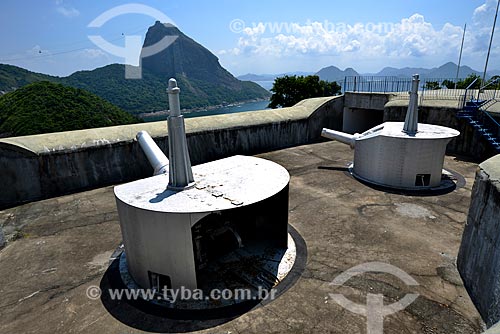  Subject: Cannons of Duque de Caxias Fort - also known as Leme Fort / Place: Leme neighborhood - Rio de Janeiro city - Rio de Janeiro state (RJ) - Brazil / Date: 02/2013 