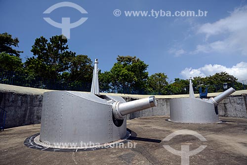  Subject: Cannons of Duque de Caxias Fort - also known as Leme Fort / Place: Leme neighborhood - Rio de Janeiro city - Rio de Janeiro state (RJ) - Brazil / Date: 02/2013 
