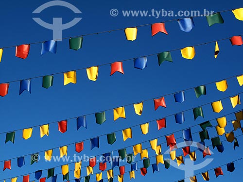  Subject: Flags at Luiz Gonzaga Northeast Traditions Centre / Place: Sao Cristovao neighborhood - Rio de Janeiro city - Rio de Janeiro state (RJ) - Brazil / Date: 05/2013 