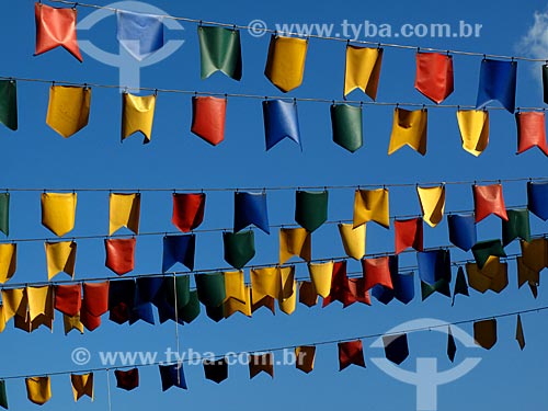  Subject: Flags at Luiz Gonzaga Northeast Traditions Centre / Place: Sao Cristovao neighborhood - Rio de Janeiro city - Rio de Janeiro state (RJ) - Brazil / Date: 05/2013 