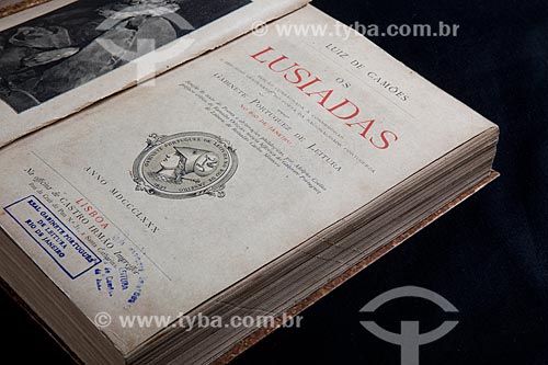  Subject: Cover page of the book The Lusiads of Luis de Camoes / Place: Rio de Janeiro city - Rio de Janeiro state (RJ) - Brazil / Date: 06/2013 