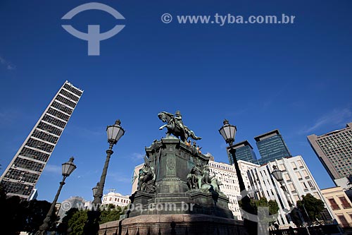  Subject: Equestrian statue of Dom Pedro I (1862) at Tiradentes Square / Place: City center neighborhood - Rio de Janeiro city - Rio de Janeiro state (RJ) - Brazil / Date: 06/2013 
