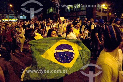  Manifestation known as Free Pass Movement  - Rio de Janeiro city - Rio de Janeiro state (RJ) - Brazil