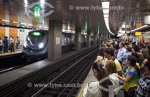  Subject: Uruguaiana Subway Station / Place: City center neighborhood - Rio de Janeiro city - Rio de Janeiro state (RJ) - Brazil / Date: 06/2013 