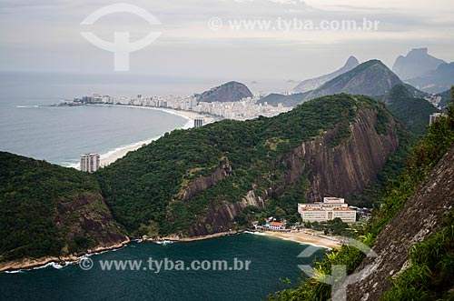  Subject: Vermelha Beach sight from Sugar Loaf with Copacabana beach in the background / Place: Urca neighborhood - Rio de Janeiro city - Rio de Janeiro state (RJ) - Brazil / Date: 06/2013 