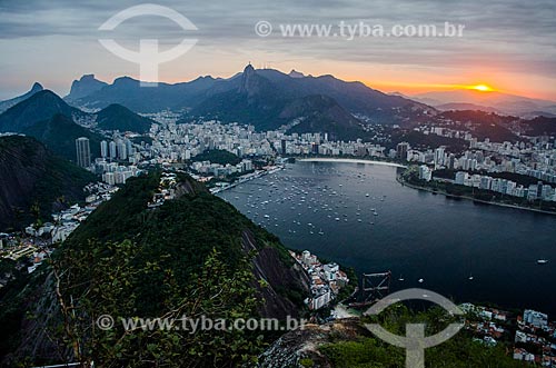  Subject: View of Morro da Urca and Botafogo Cove with Christ Redeemer in the background / Place: Botafogo neighborhood - Rio de Janeiro city - Rio de Janeiro state (RJ) - Brazil / Date: 06/2013 