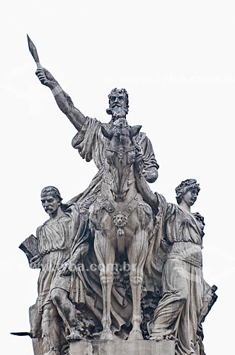  Subject: Sculpture of Tiradentes Palace - headquarters of Legislative Assembly of the State of Rio de Janeiro (ALERJ) / Place: City center - Rio de Janeiro city - Rio de Janeiro state (RJ) - Brazil / Date: 06/2013 