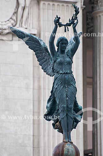  Subject: Sculpture of Tiradentes Palace - headquarters of Legislative Assembly of the State of Rio de Janeiro (ALERJ) / Place: City center - Rio de Janeiro city - Rio de Janeiro state (RJ) - Brazil / Date: 06/2013 