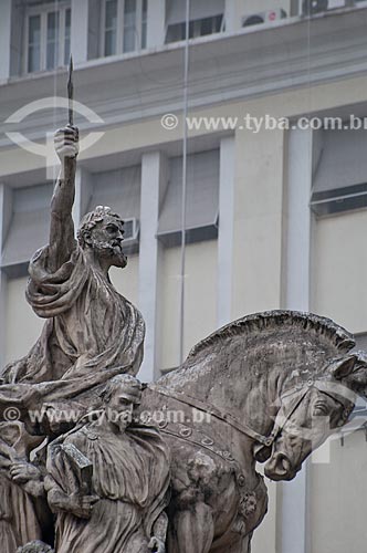  Subject: Sculpture of Tiradentes Palace - headquarters of Legislative Assembly of the State of Rio de Janeiro (ALERJ) / Place: City center - Rio de Janeiro city - Rio de Janeiro state (RJ) - Brazil / Date: 06/2013 