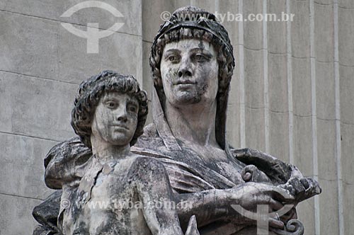  Subject: Sculpture of Tiradentes Palace - headquarters of Legislative Assembly of the State of Rio de Janeiro (ALERJ) / Place: City center - Rio de Janeiro city - Rio de Janeiro state (RJ) - Brazil / Date: 06/2013 