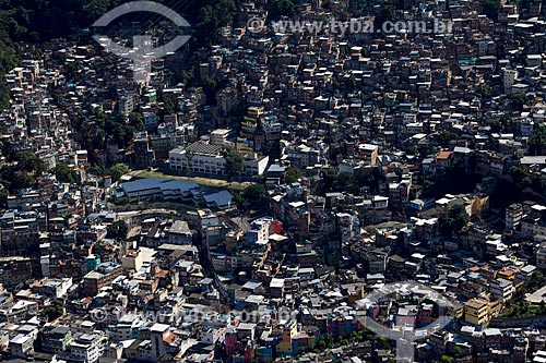  Subject: Houses in Rocinha Slum / Place: Sao Conrado neighborhood - Rio de Janeiro city - Rio de Janeiro state (RJ) - Brazil / Date: 07/2013 