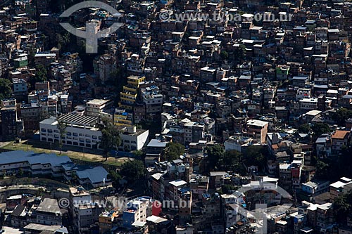  Subject: Houses in Rocinha Slum / Place: Sao Conrado neighborhood - Rio de Janeiro city - Rio de Janeiro state (RJ) - Brazil / Date: 07/2013 