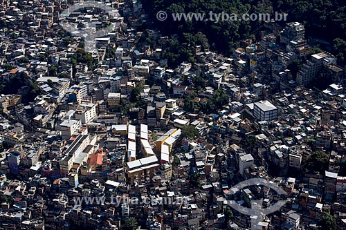  Subject: Houses in Rocinha Slum / Place: Sao Conrado neighborhood - Rio de Janeiro city - Rio de Janeiro state (RJ) - Brazil / Date: 07/2013 