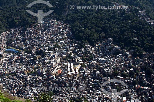  Subject: Houses in Rocinha Slum / Place: Sao Conrado neighborhood - Rio de Janeiro city - Rio de Janeiro state (RJ) - Brazil / Date: 07/2013 