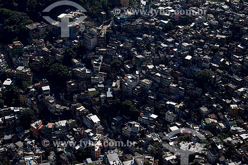  Subject: Houses in Rocinha Slum / Place: Sao Conrado neighborhood - Rio de Janeiro city - Rio de Janeiro state (RJ) - Brazil / Date: 07/2013 