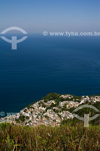  Subject: Houses in Vidigal Slum / Place: Vidigal neighborhood - Rio de Janeiro city - Rio de Janeiro state (RJ) - Brazil / Date: 07/2013 