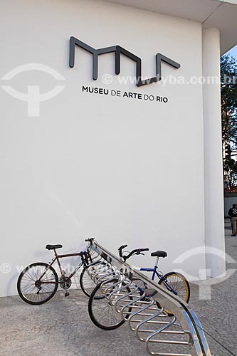  Subject: Bike rack of Art Museum of Rio (MAR) / Place: City center - Rio de Janeiro city - Rio de Janeiro state (RJ) - Brazil / Date: Julho 2013 