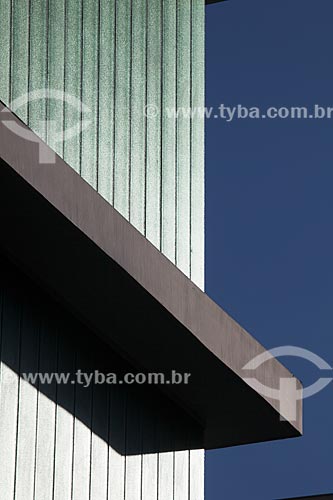  Subject: Detail of Architecture of the facade of Art Museum of Rio (MAR) / Place: City center - Rio de Janeiro city - Rio de Janeiro state (RJ) - Brazil / Date: 07/2013 