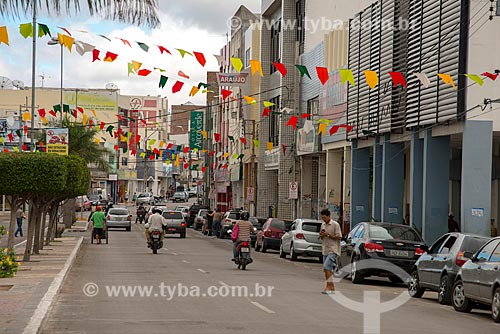  Subject: Commercial street in the city center / Place: Arcoverde city - Pernambuco state (PE) - Brazil / Date: 06/2013 