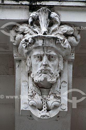  Subject: Detail of the facade of Chaves Building / Place: Porto Alegre city - Rio Grande do Sul state (RS) - Brazil / Date: 07/2013 