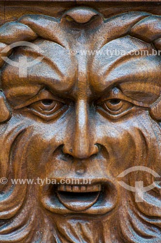  Subject: Door details at Public Library of the State of Rio Grande do Sul (1915) / Place: Porto Alegre city - Rio Grande do Sul state (RS) - Brazil / Date: 07/2013 