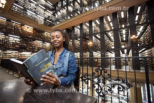  Young researching at National Library  - Rio de Janeiro city - Brazil