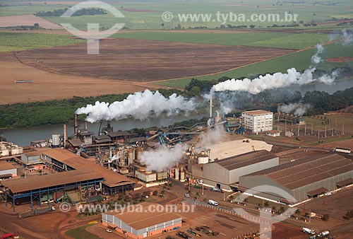  Subject: Aerial view of Andrade Power Plant owned by Guarani S.A. / Place: Pitangueiras city - Sao Paulo state (SP) - Brazil / Date: 05/2013 