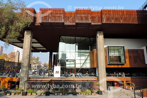  Subject: Facade of Gabriela Mistral Cultural Center / Place: Santiago city - Chile - South America / Date: 05/2013 