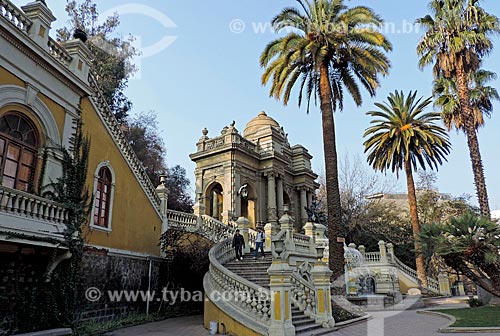  Subject: Terraza Neptuno (Neptune Terrace) at Cerro Santa Lucía (Santa Lucia Hill) / Place: Santiago city - Chile - South America / Date: 05/2013 