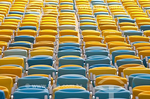  Subject: Reform Journalist Mario Filho Stadium - also known as Maracana - new chairs / Place: Maracana neighborhood - Rio de Janeiro city - Rio de Janeiro state (RJ) - Brazil / Date: 04/2013 