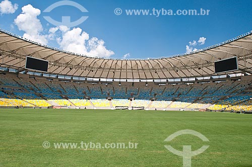  Subject: Inside of Journalist Mario Filho Stadium - also known as Maracana / Place: Maracana neighborhood - Rio de Janeiro city - Rio de Janeiro state (RJ) - Brazil / Date: 04/2013 