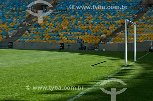  Subject: Inside of Journalist Mario Filho Stadium - also known as Maracana / Place: Maracana neighborhood - Rio de Janeiro city - Rio de Janeiro state (RJ) - Brazil / Date: 04/2013 